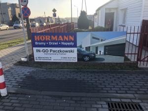 Tablica reklamowa dibond Hörmann IN-GO Paczkowski